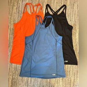 🌺🌸🌼BOGO Outdoor Research tank tops  - Blue, Black, Orange